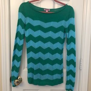 Lilly Pulitzer Chevron Stripe Top